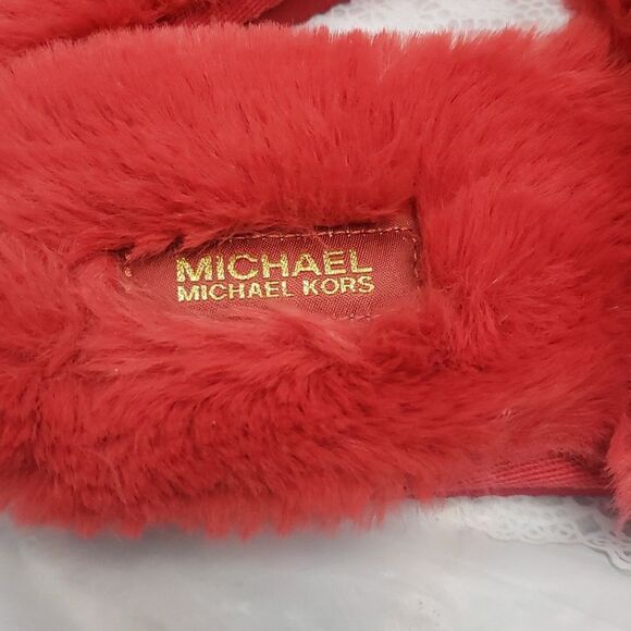 Michael Kors Faux Fur Slides slippers New - Picture 5 of 6